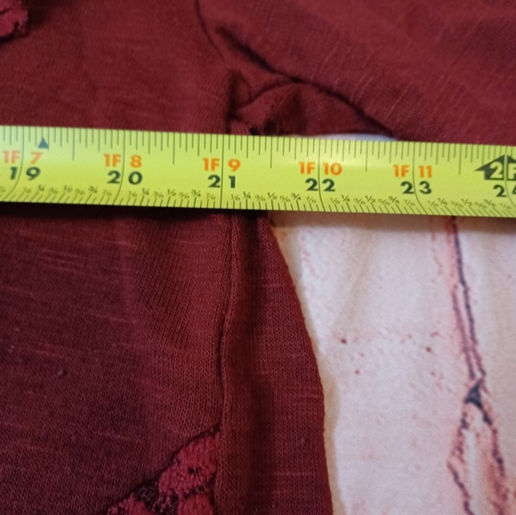 🤍 GUC Joe Boxer Women's Burgandy Long Sleeve Shirt Size 3X - Picture 11 of 11